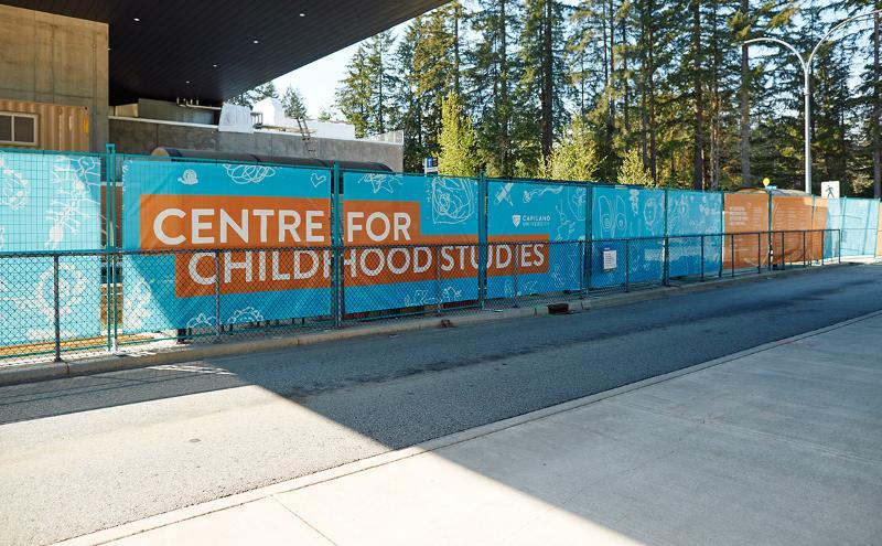 Centre for Childrens Studies hoarding