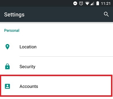 Android Settings