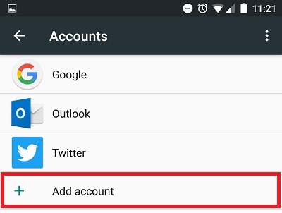 Android Accounts