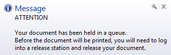 Print PC queue