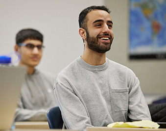 CapU business students in a lecture.